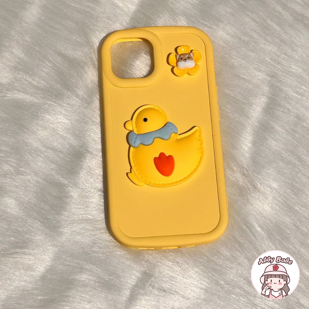 Ốp Điện Thoại TPU Dẻo Họa Tiết Gấu / Vịt Vàng Dễ Thương Chống Bụi Bẩn Cho IPhone 14 Pro Max IPhone 12 11 Pro Max XS XR