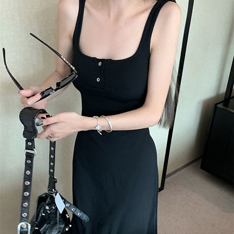 Cozok Đầm Dài Trung Bình Không Tay Thời Trang Gợi Cảm Và Gợi Cảm