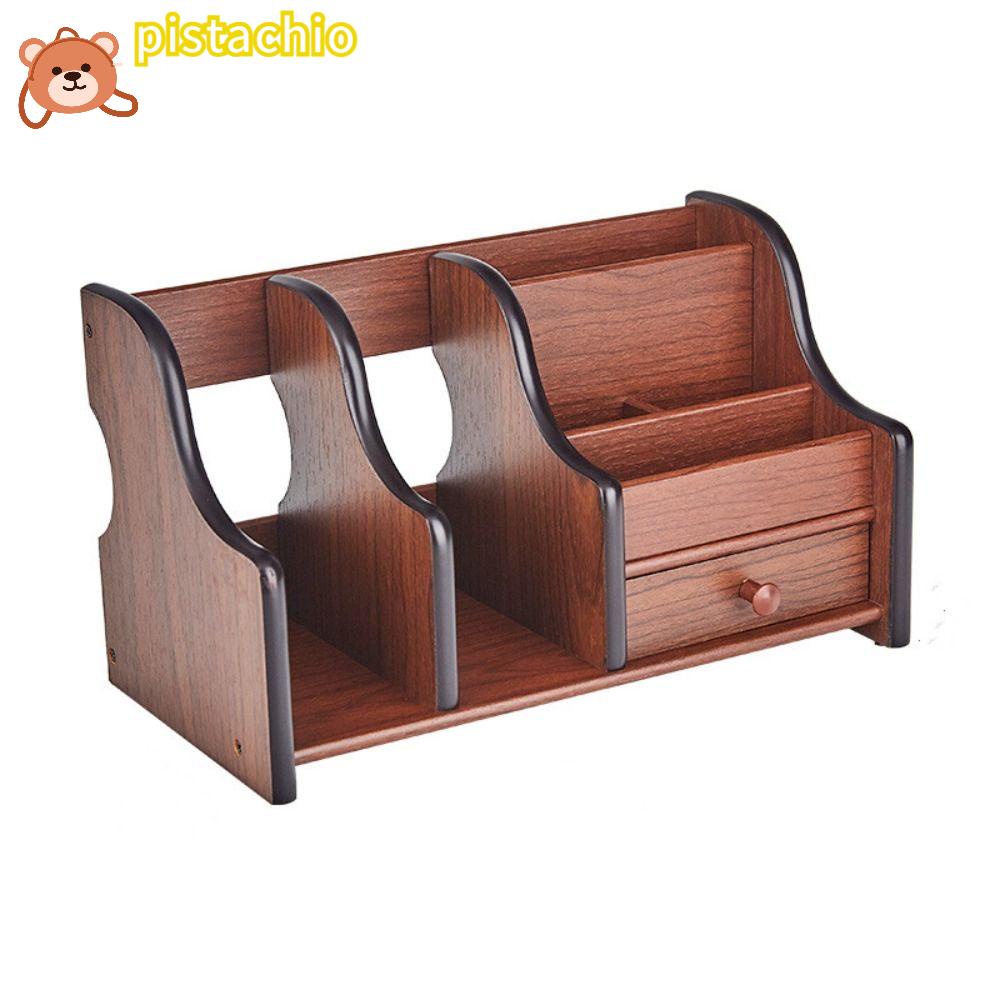 PISTA Máy Câu Cá Bằng Gỗ Màu Nâu Mới Dành Cho Văn Phòng