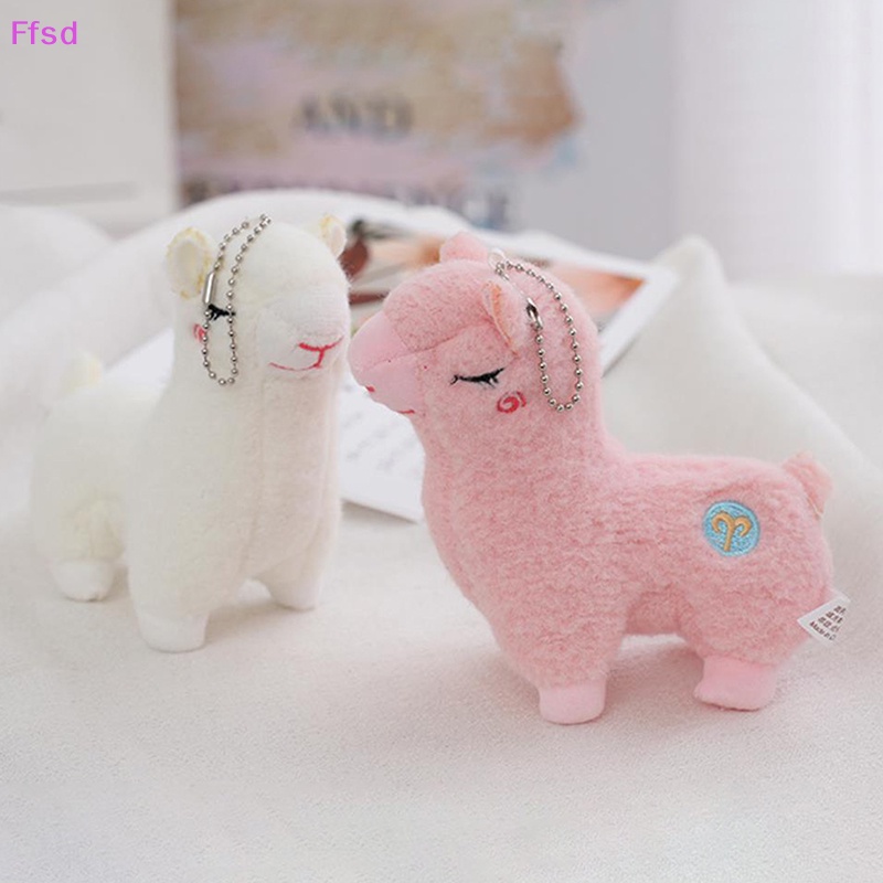 {Ffsd} Móc Khóa Xe Hơi / Ba Lô Đồ Chơi Mini Hình Lạc Đà Hoạt Hình Nhồi Bông Trang Trí Quà Tặ