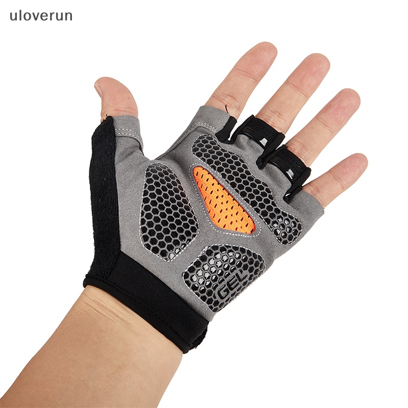 Găng Tay Hở Ngón Chống Trượt Thoáng Khí Dành Cho Nam Và Nữ