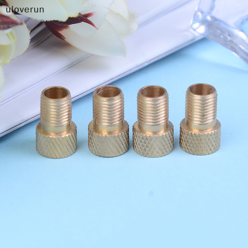 Set 4 Đầu Chuyển Đổi Van Bơm Hơi Xe Đạp Kích Thước 1.5Cm   Vn vn vn