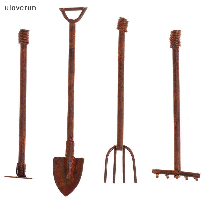 Bộ Dụng Cụ Làm Vườn Mini Tỉ Lệ 1: 12 Cho Nhà Búp Bê