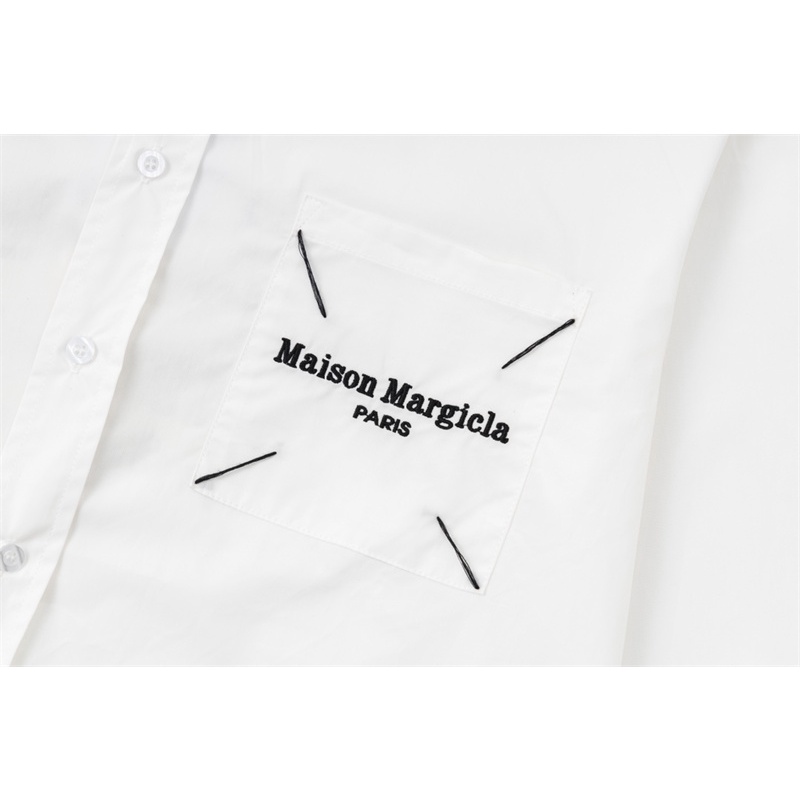 Áo Sơ Mi Họa Tiết Thêu Mai-son88 Mar-giela- M-M-6 Thời Trang Cho Cả Nam Và Nữ
