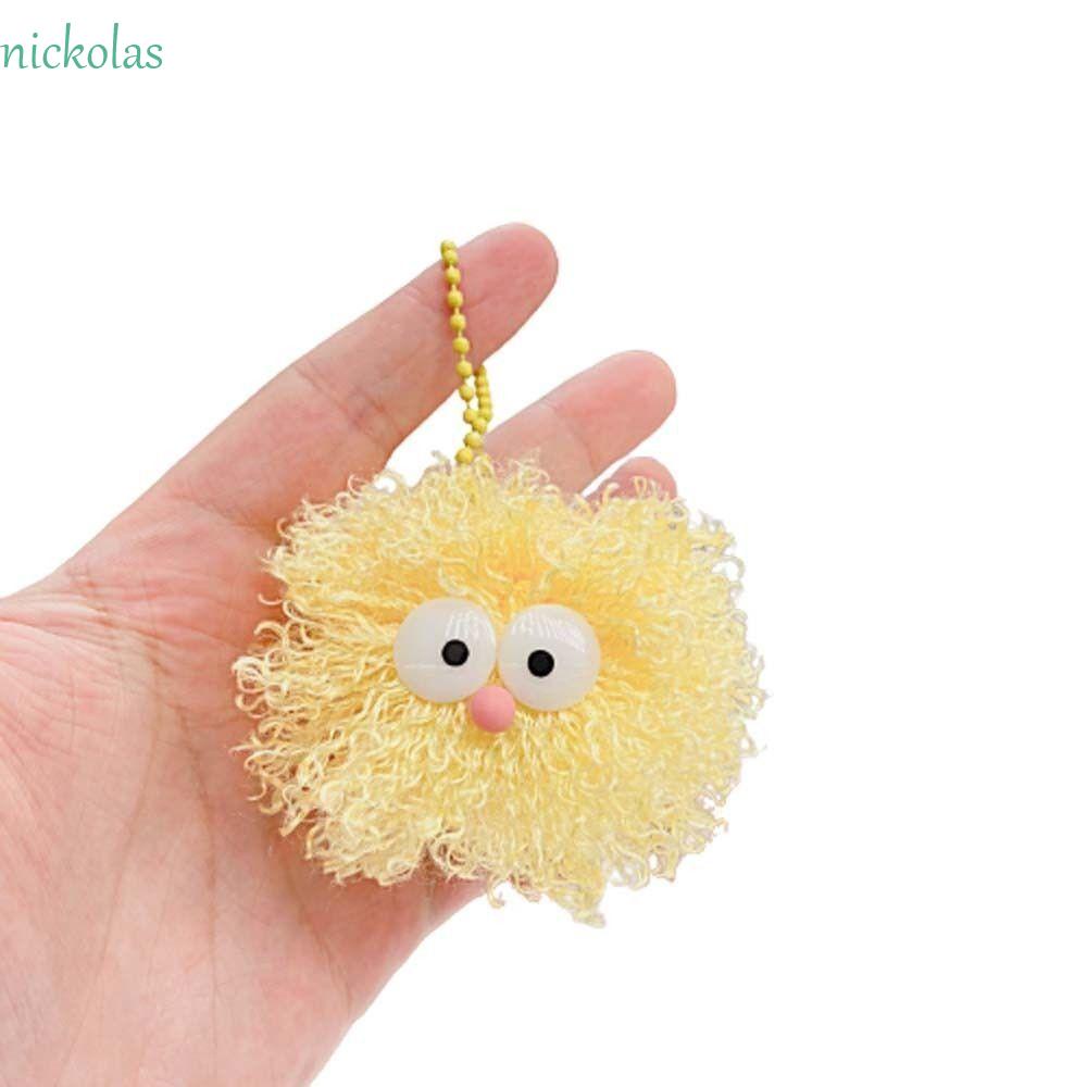 NICKOLAS Móc Khóa Banh Lông Dễ Thương Xinh Xắn