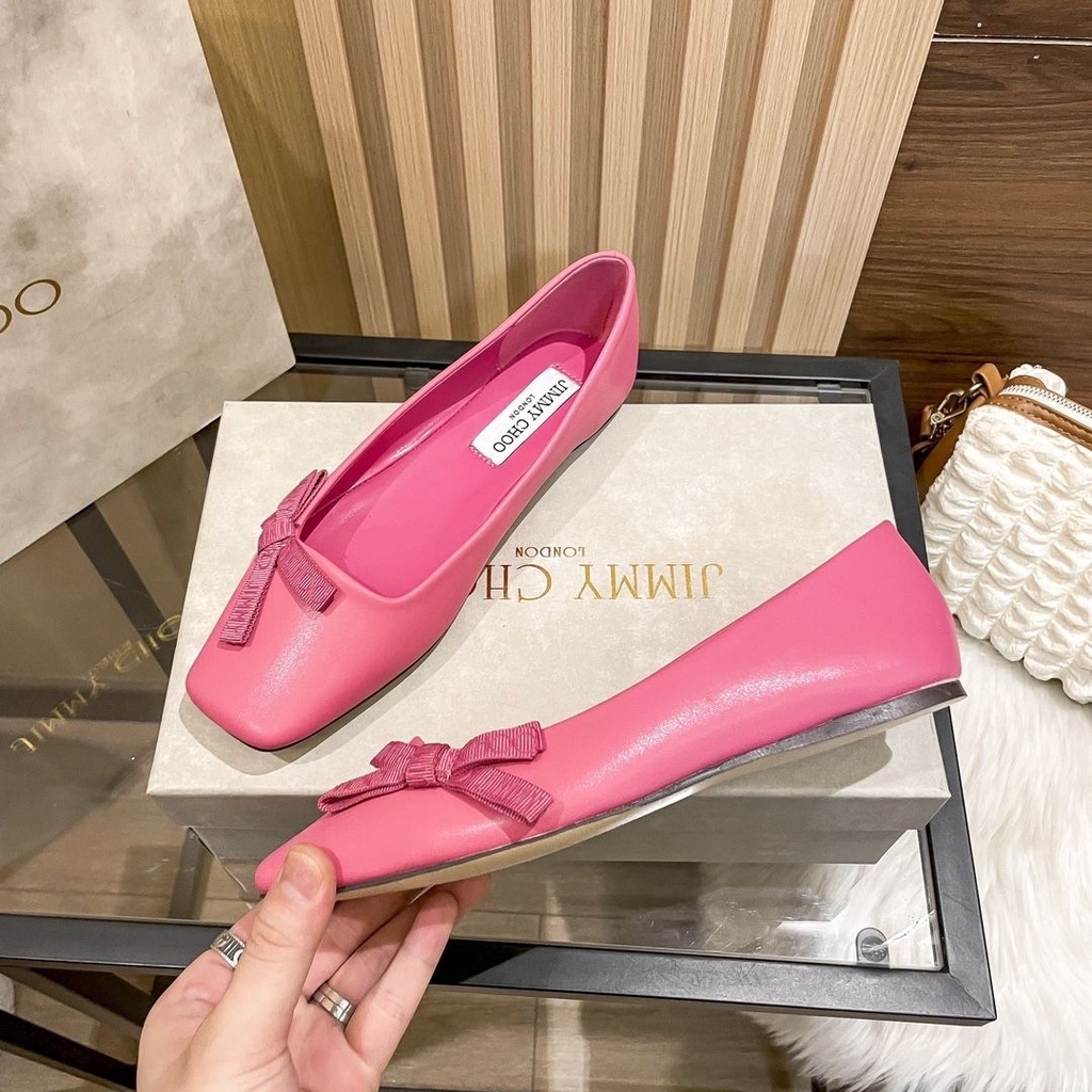 Giày Bệt Đế Mềm Đính Kim Sa Thắt Nơ Phong Cách Thời Trang Mới 2023