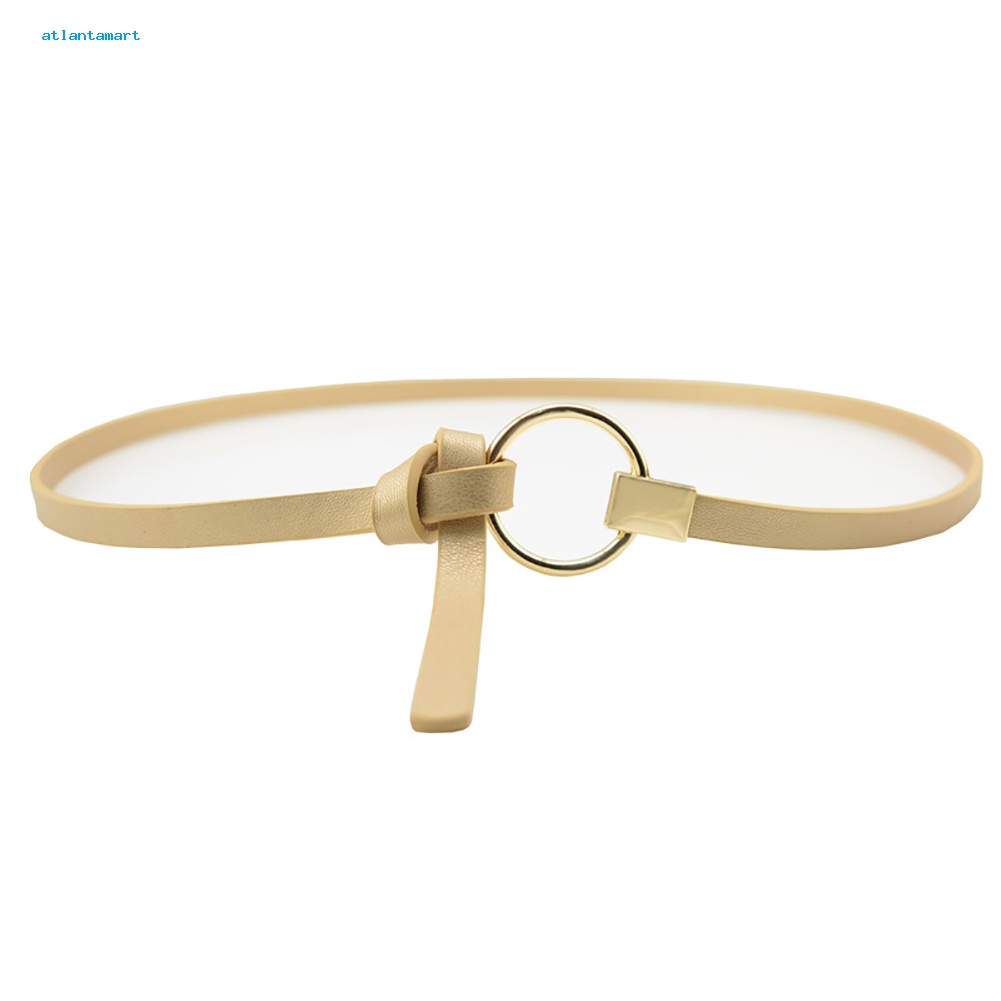 Túi Đựng Đồ Dùng Cao Cấp Tiện Dụng| Thắt Lưng Giả Da Với Khoen Tròn Kim Loại Thời Trang Cho Nữ