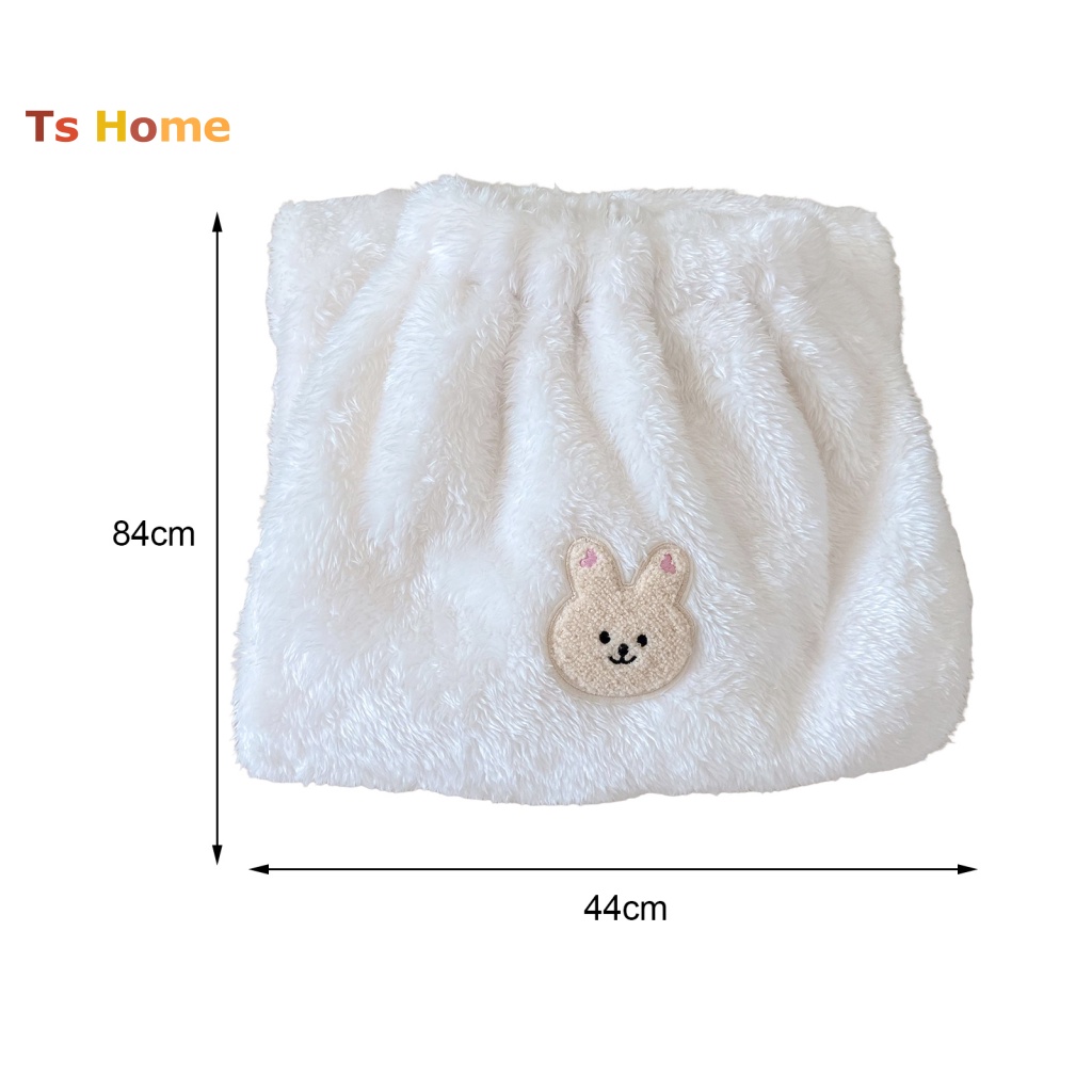 Chăn Dày Dặn Mềm Mại Ấm Áp Có Khóa Cài Hình Gấu / Thỏ Dễ Thương Cho Trẻ Sơ Sinh Vào Mùa Đông