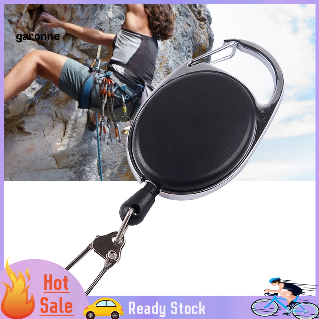 Móc Chìa Khóa Bằng Nylon Bền Chống Mất Có Kẹp Thu Gọn Được