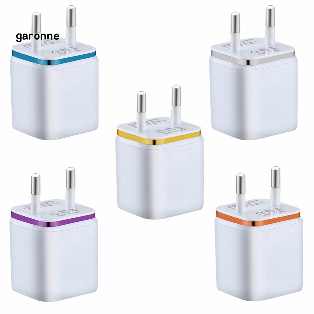 Tẩu Sạc Nhanh Cổng USB Kép Gắn Tường Cho Điện Thoại Di Động