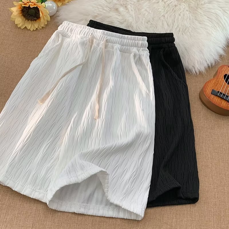 Quần Short Ống Rộng Phong Cách Retro Đường Phố Mỹ Thời Trang Mùa Hè Cho Nam