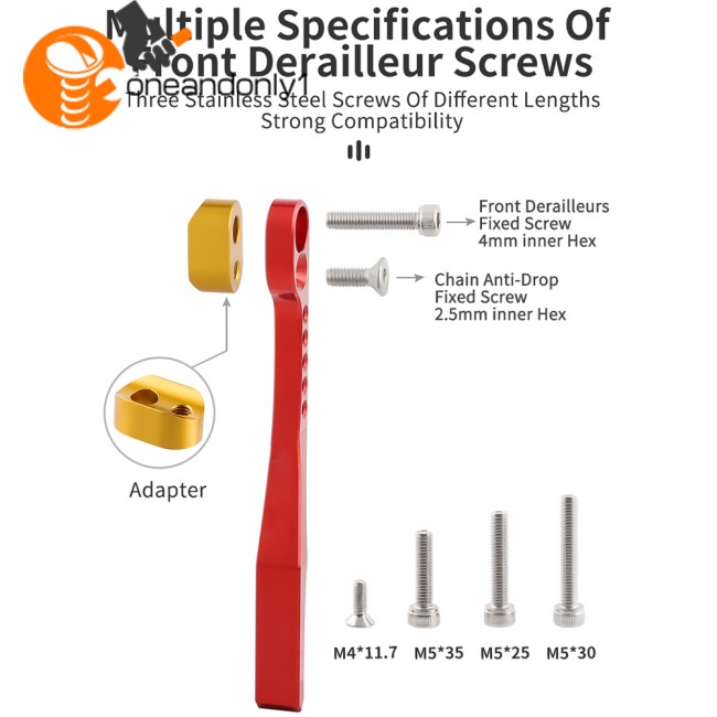 Phụ Kiện Cố Định Dây Xích Xe Đạp Bằng Hợp Kim Nhôm 34-50 - 36-52t