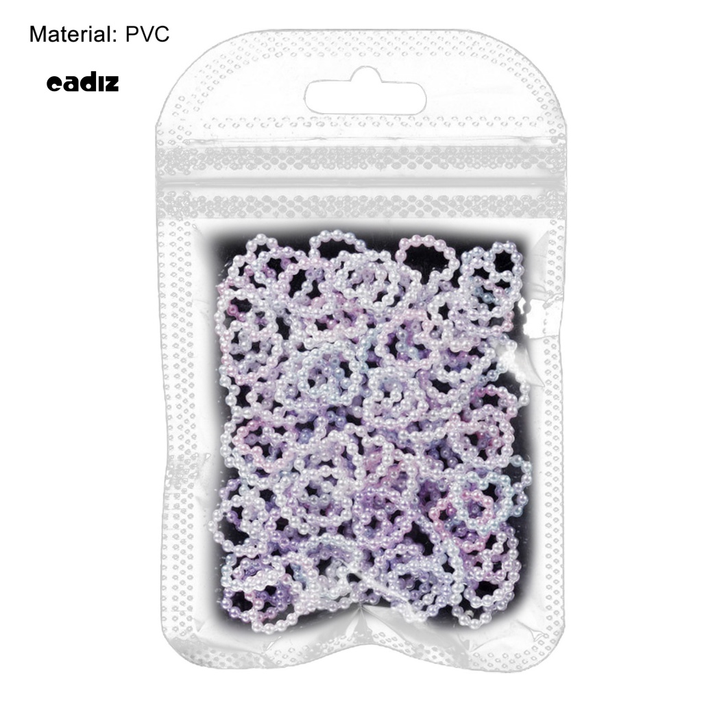 1 Túi Hạt Nhựa PVC Màu Sắc Tươi Sáng Dùng Trang Trí Móng Tay Nghệ Thuật DIY