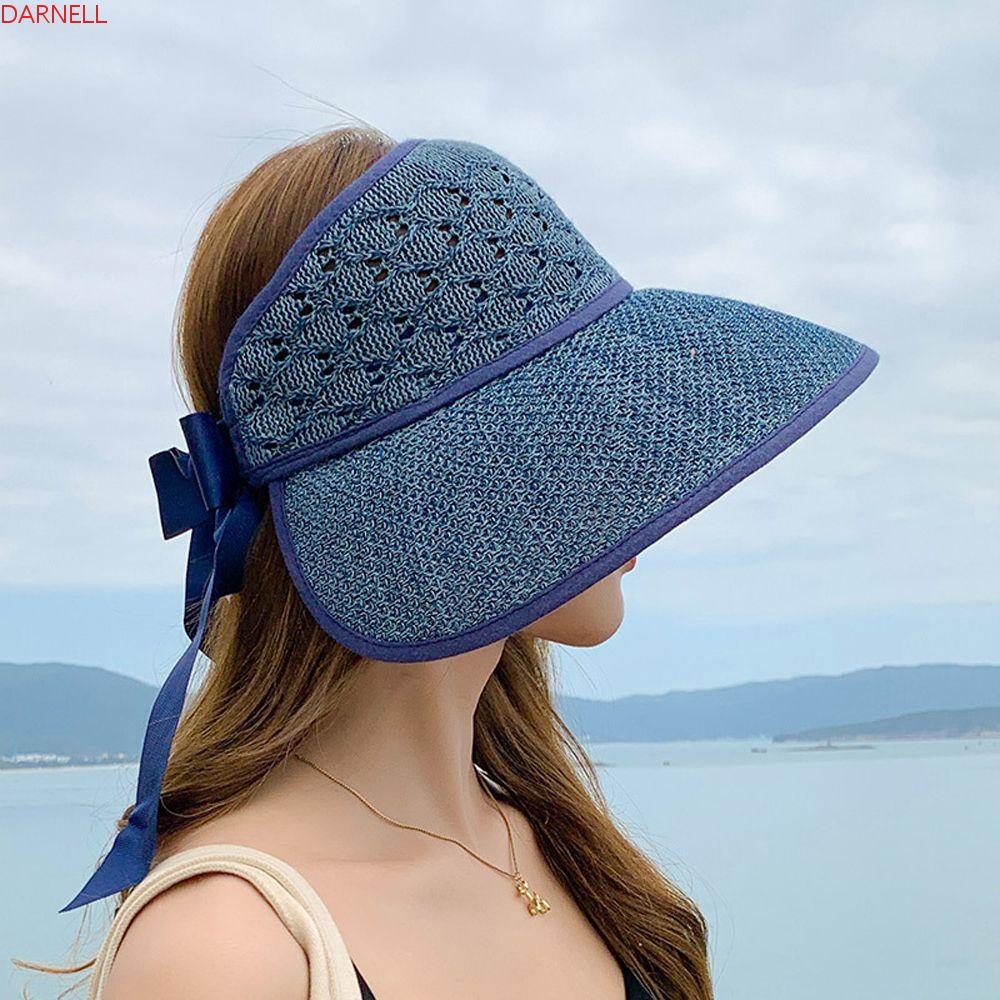 DARNELL Mũ Rộng Vành Hở Chóp Màu Sắc Thanh Lịch Cho Nữ