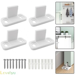 ⭐READY STOCK ⭐2Set White Adjustable Floor Guide Wall/Door Bottom Guide For Sliding Door