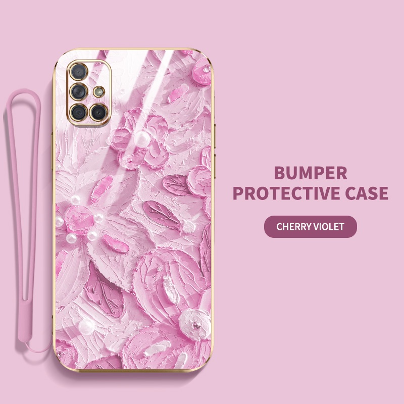 Ốp Điện Thoại Silicone Chống Va Đập In Hình Tranh Sơn Dầu Cho Samsung Galaxy M51 M31 M11 A71 A51 A31 A11 4G