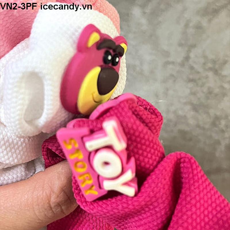 🥟ice🥟Dây Cột Tóc Hình Gấu Dâu Dễ Thương Xinh Xắn Dành Cho Nữ