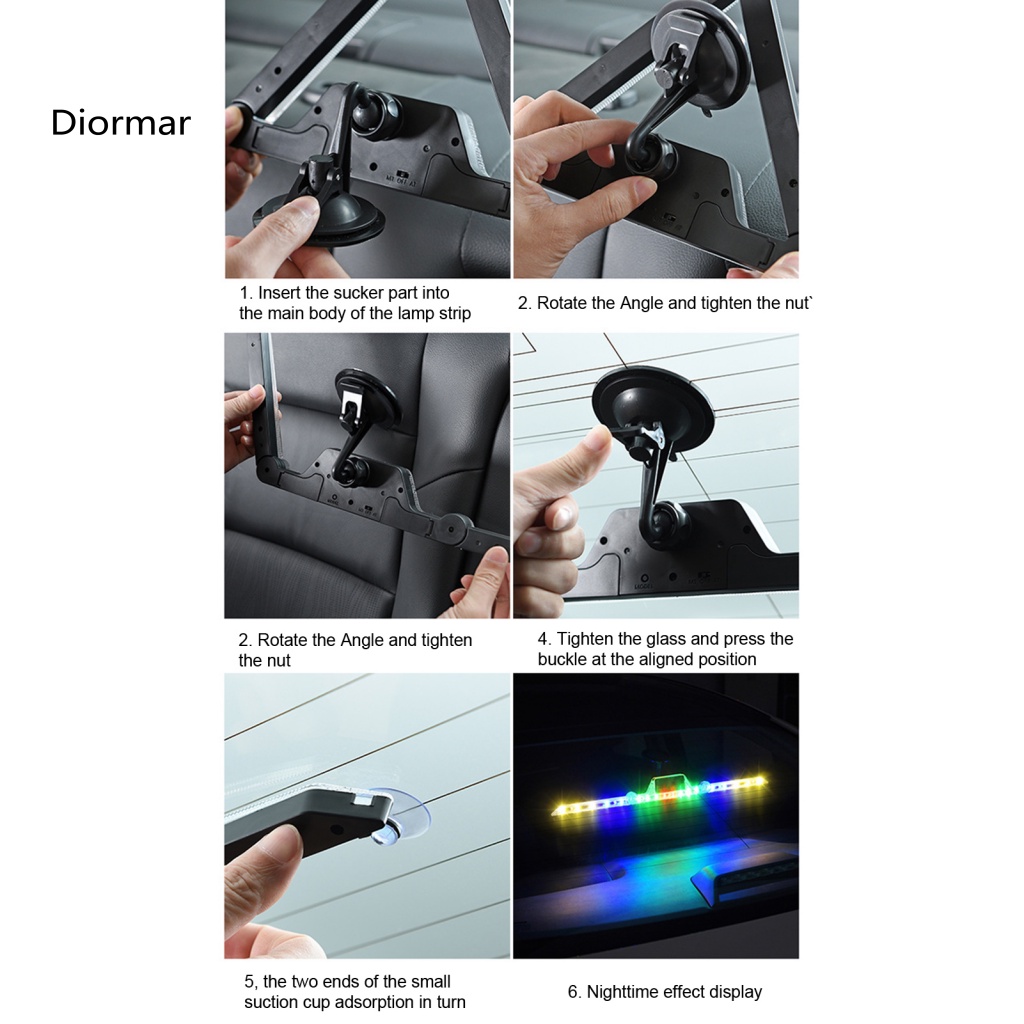 1 Bộ Đèn Cảnh Báo Khẩn Cấp Hình Tam Giác Có Thể Gấp Gọn Tiện Dụng Cho Xe Hơi