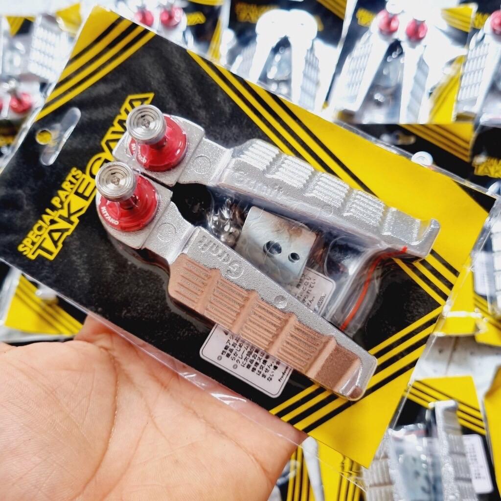 Gác Chân Sau TAKEGAWA TẶNG CỐT SALAYA Gắn Xe HONDA YAMAHA Dream, Wave, Fu Led, Vision, AB ,Nhôm Đúc