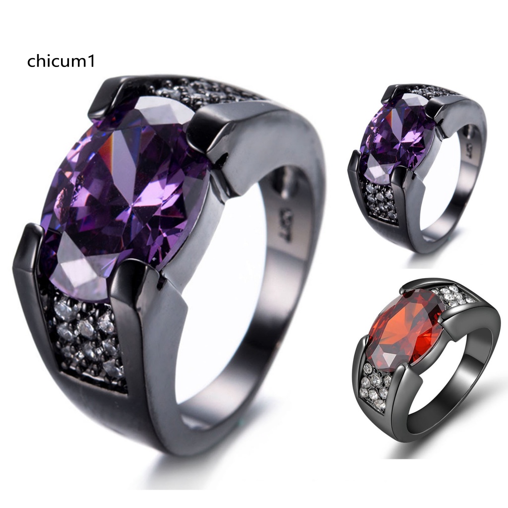 Nhẫn Cưới Đính Đá Quý Nhân Tạo Đẹp Mắt Dành Cho Nữ