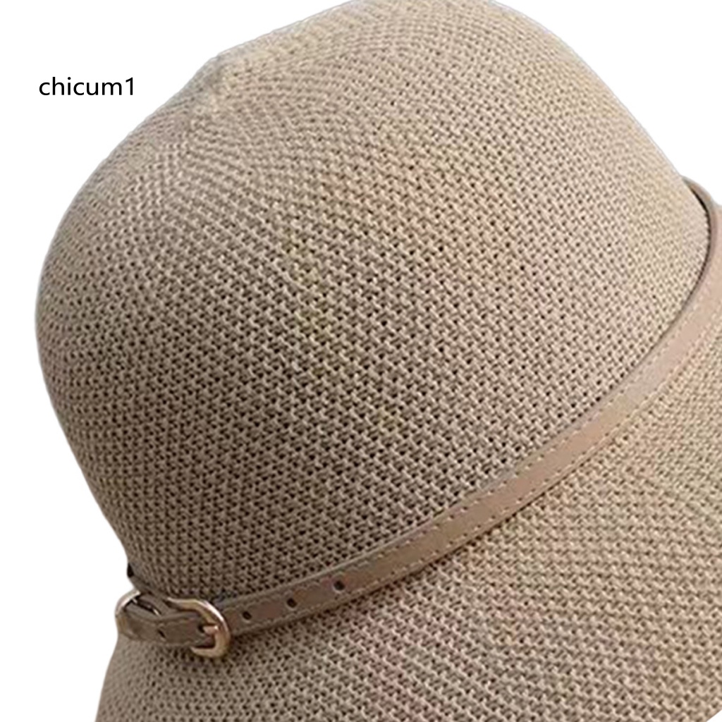 Nón Tai Bèo Vành Tròn Chống Nắng Thoáng Khí Thoải Mái Thời Trang Đường Phố