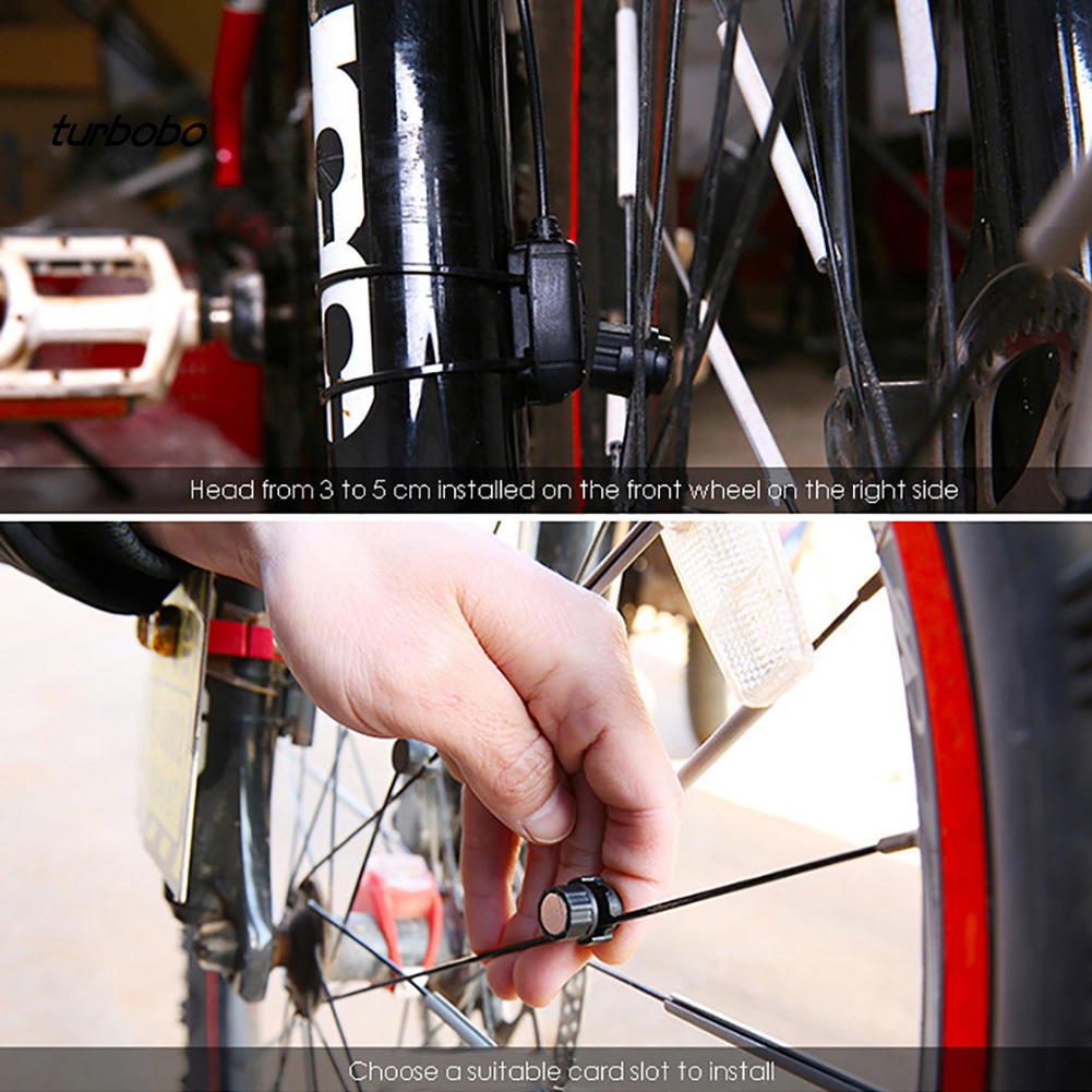 Đồng Hồ Đo Tốc Độ Xe Đạp Có Dây turbobo YT-813