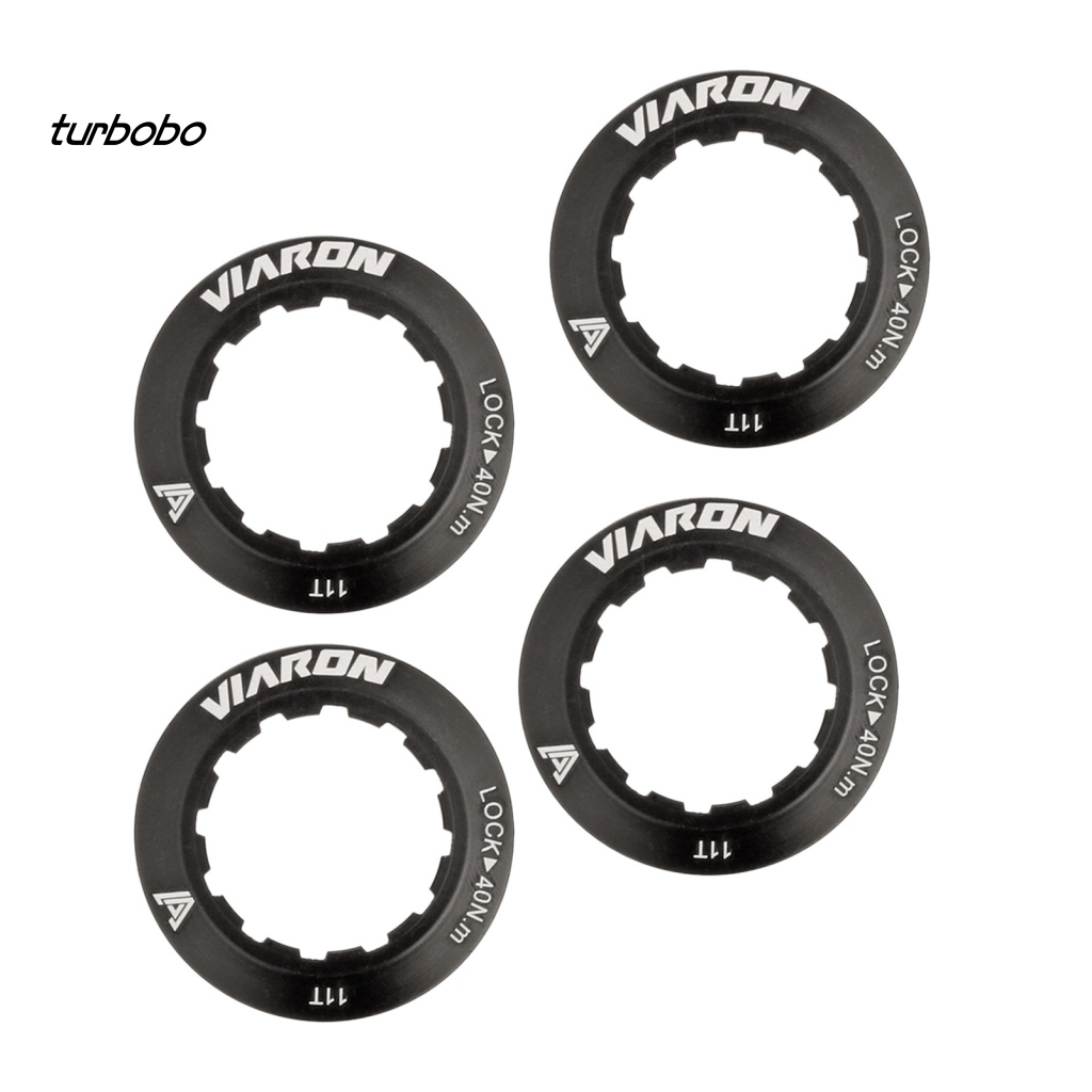 Set 4 Khóa Bánh Đà Bảo Vệ Chống Ăn Mòn Bằng Hợp Kim Nhôm Cho Xe Đạp