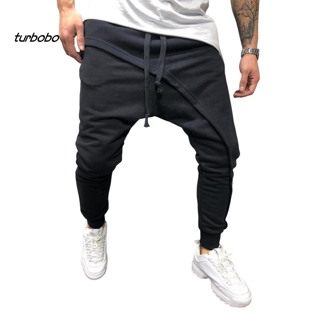 Quần Baggy Hai Lớp Màu Trơn Phong Cách Hip Hop Đường Phố Cho Nam