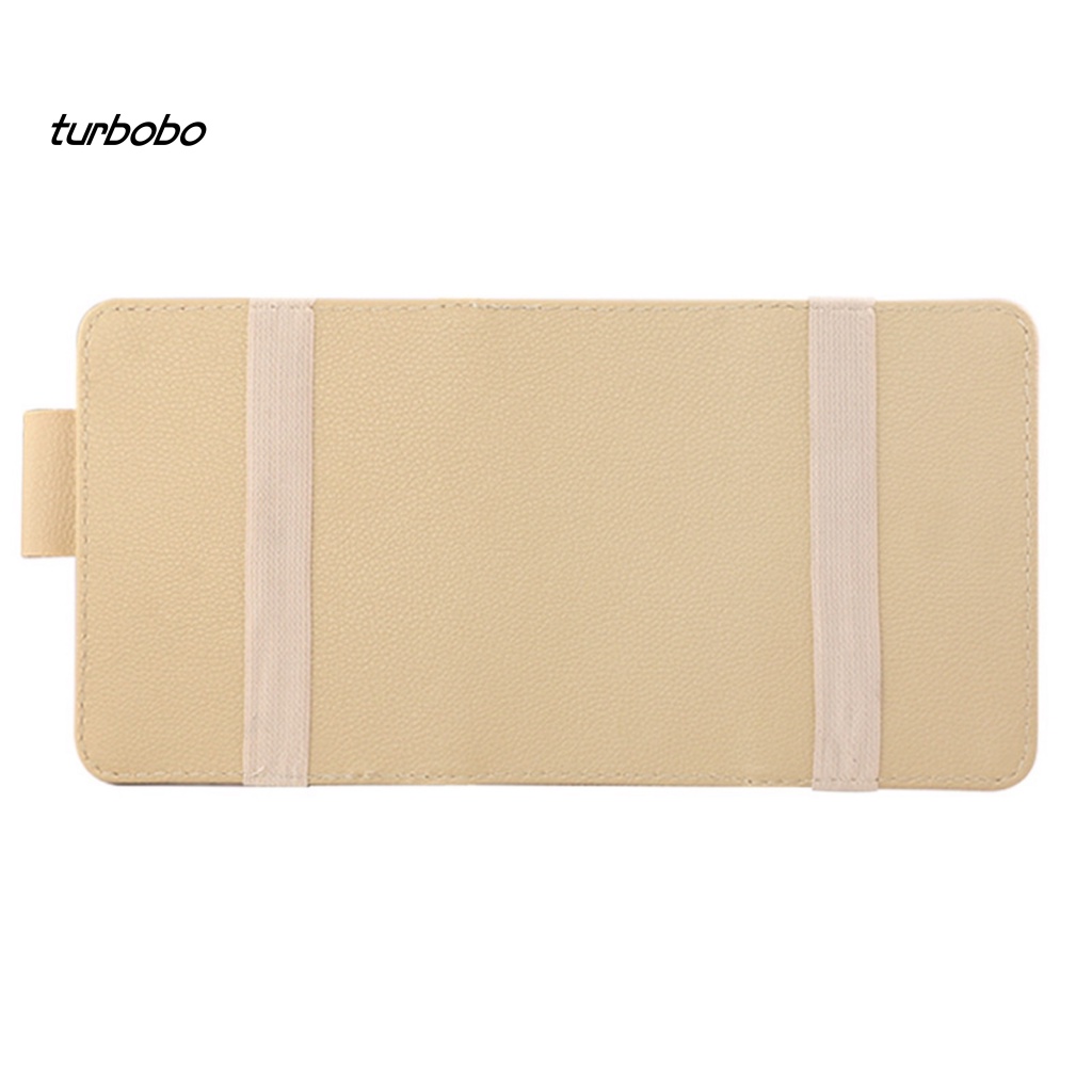 Ví Giả Da Đựng Thẻ Gắn Tấm Che Nắng Xe Hơi SUV Đa Năng Tiết Kiệm Không Gian