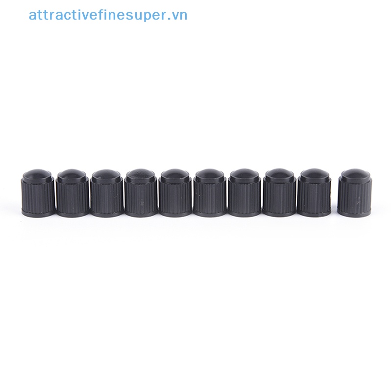 100 Nắp Nhựa Đen Đậy Van Bánh Xe Đạp, Xe Hơi