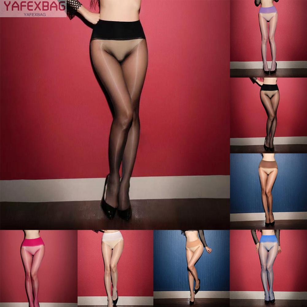 High-waisted Women Ultra Sheer Pantyhose Deep Crotch Seamless Stockings Tights