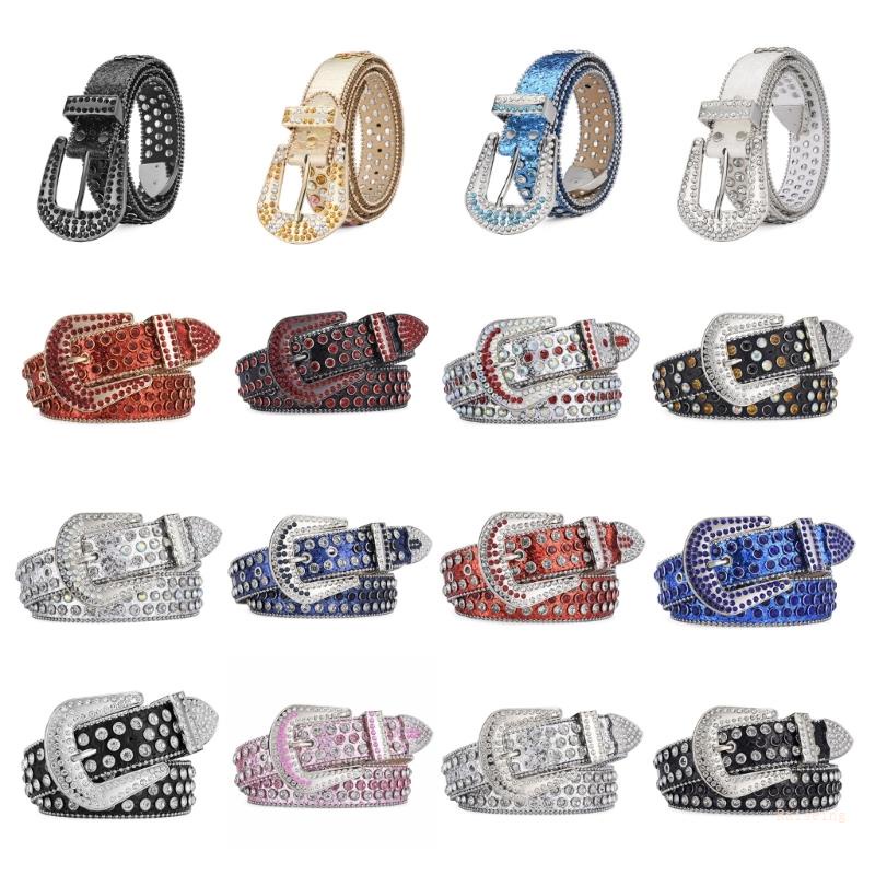 Thắt Lưng Đính Đá Lấp Lánh Sang Trọng Dành Cho Nam Nữ