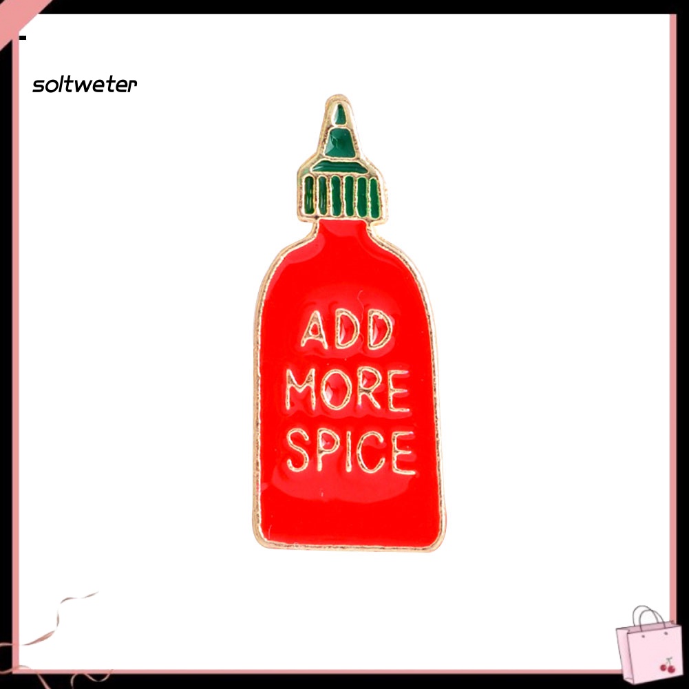 Ghim Cài Áo Hình Lọ Gia Vị Dứa / Sách Truyện Tranh Thời Trang