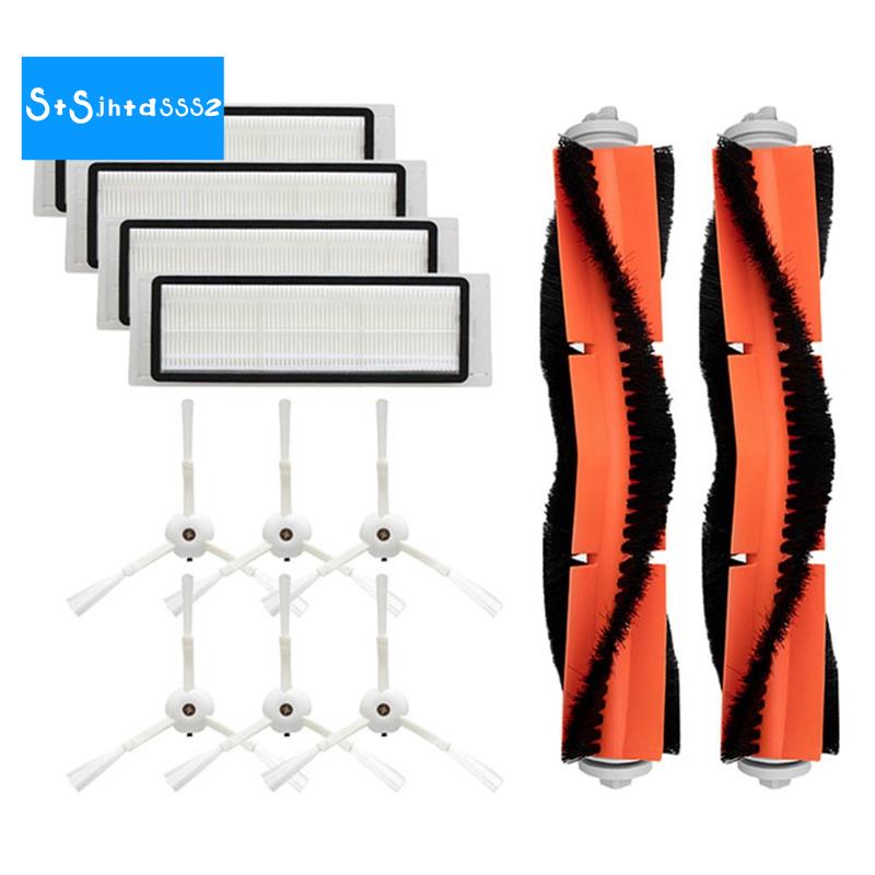 Bộ Lọc Hepa Và Chổi Chính Cho Robot Hút Bụi Xiaomi Mi 1 1S Roborock S5 S50 Max S6 Mijia