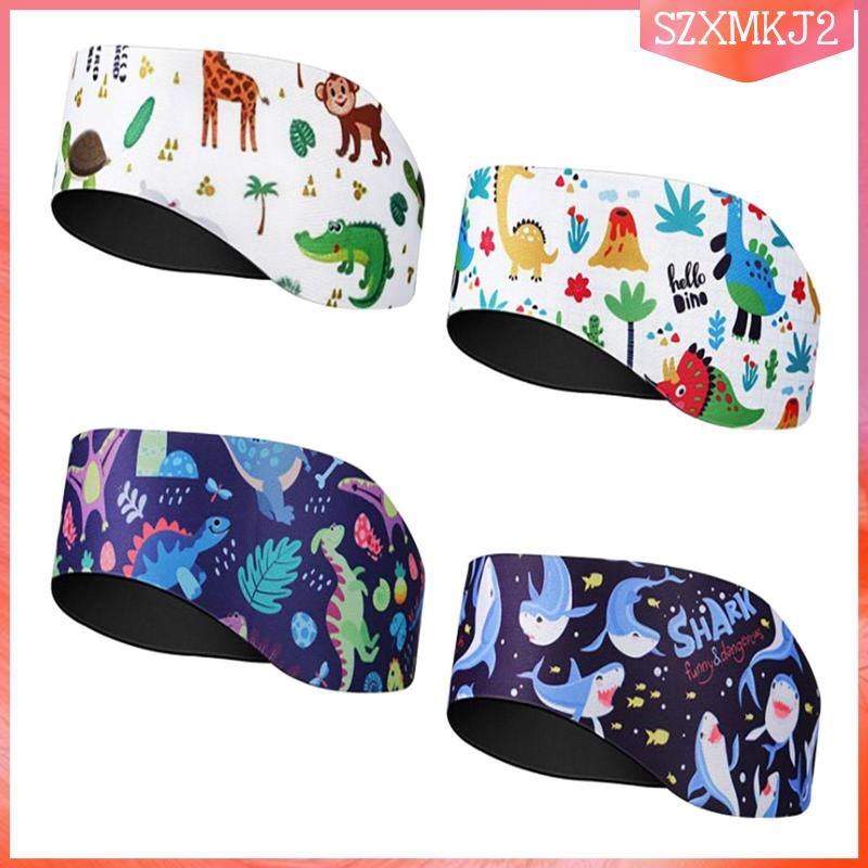 Set 4 Băng Đô Bơi Lội / Chơi Thể Thao Dễ Thương Cho Bé