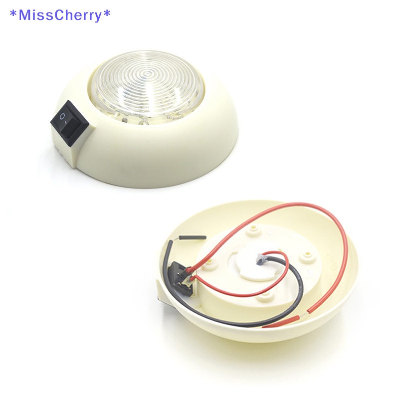 Đèn LED Ánh Sáng Trắng + Xanh Dương 12V Gắn Trần Xe Hơi / Tàu Thuyền / Xe Buýt / Xe Tải Mới