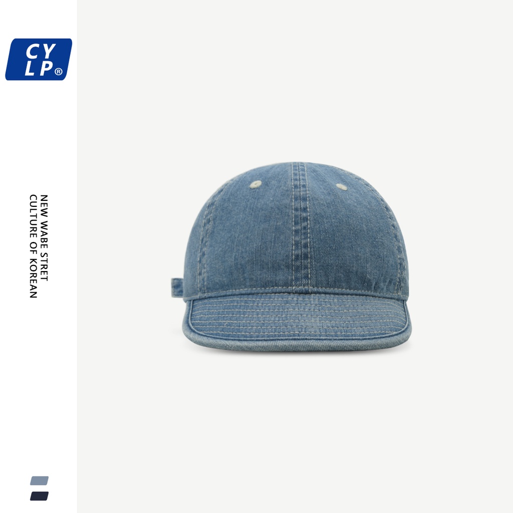 Mũ Lưỡi Trai Denim In Chữ Phong Cách Hiphop Thời Trang Cho Nam Nữ