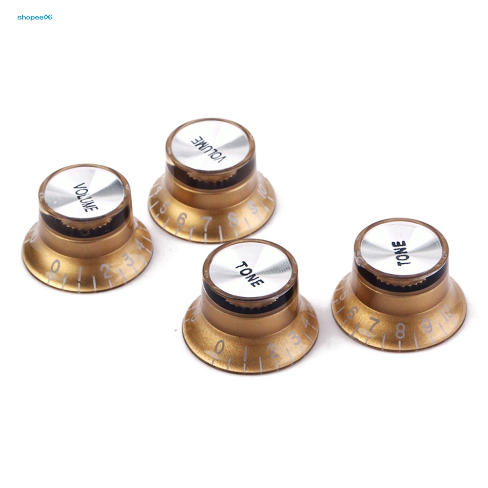 Set 4 Nút Điều Chỉnh Âm Lượng Cho Đàn Guitar Điện