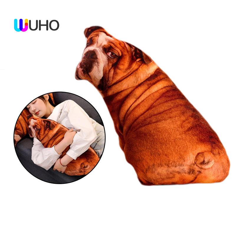 Động vật hình chó ném sang trọng đầy PP