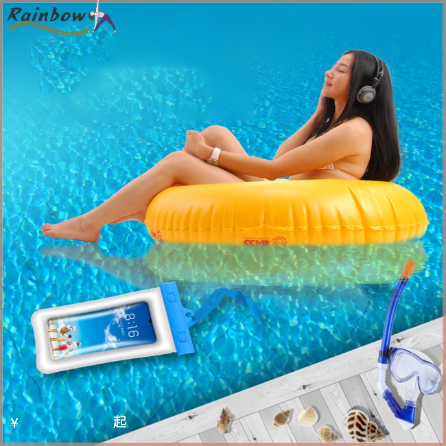 Túi Đựng Điện Thoại Trong Suốt Chống Thấm Nước Kèm Dây Đeo Tiện Dụng Khi Đi Bơi