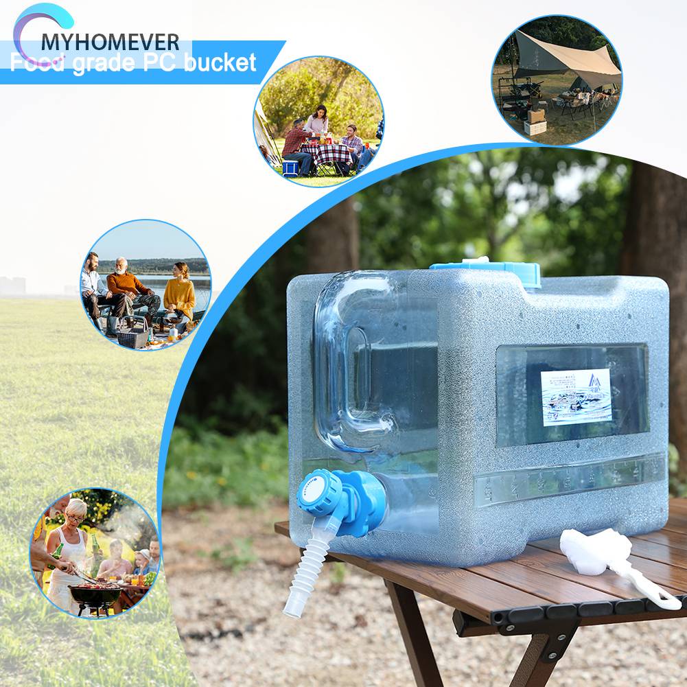 Bình Nước Du Lịch Ngoài Trời Chống Rò Rỉ Dung Tích 6 / 8 / 13 / 18L