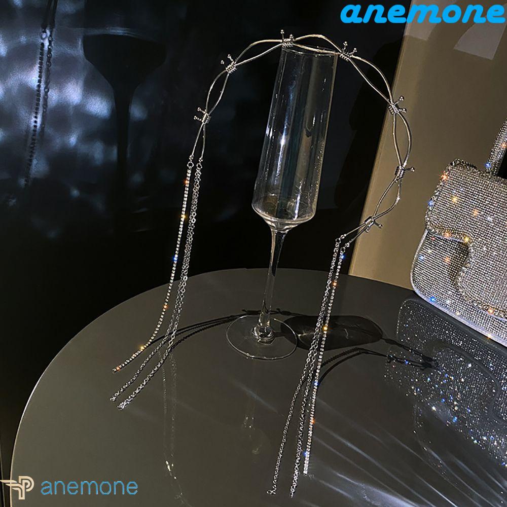 ANEMONE Cài Tóc Đính Đá Thời Trang Cho Cô Dâu