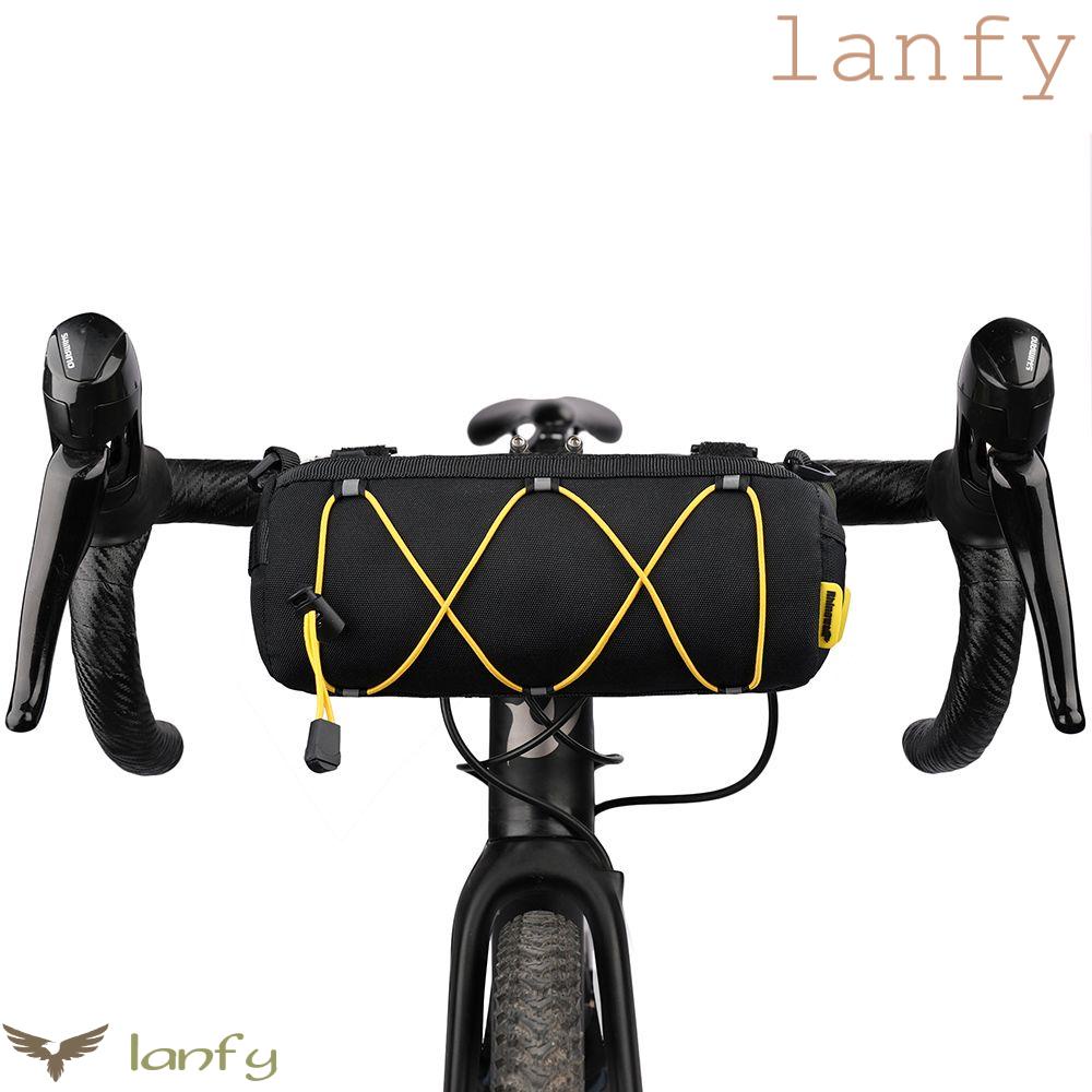 LANFY Túi Đựng Đồ Co Giãn Đeo Vai Gắn Khung Xe Đạp Leo Núi Tiện Lợi