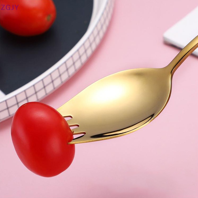 Bộ Muỗng Nĩa Bằng Thép Không Gỉ Tiện Dụng Cho Nhà Bếp Mới