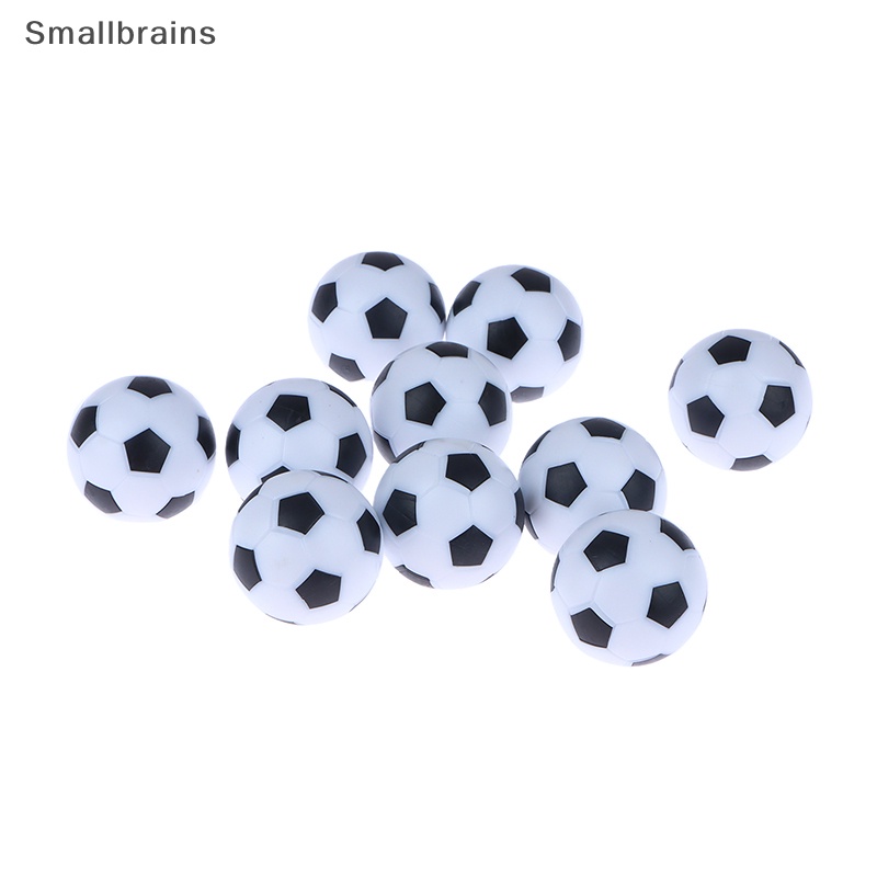 Set 10 Quả Bóng Đá Để Bàn Màu Đen Co Giãn 32mm