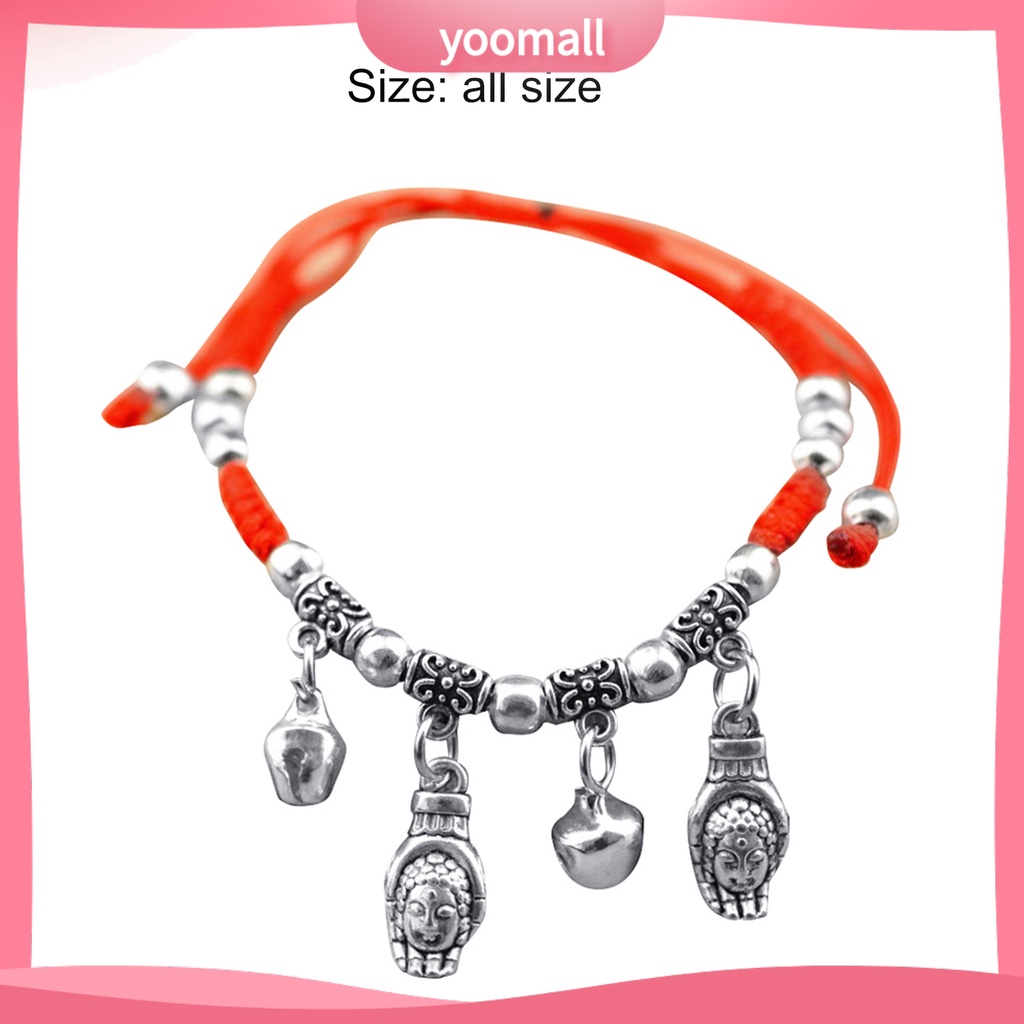 Vòng Đeo Tay Chuỗi Hạt Hình Bắp / Ngựa / Voi Bằng Cotton Thời Trang Năm Mới