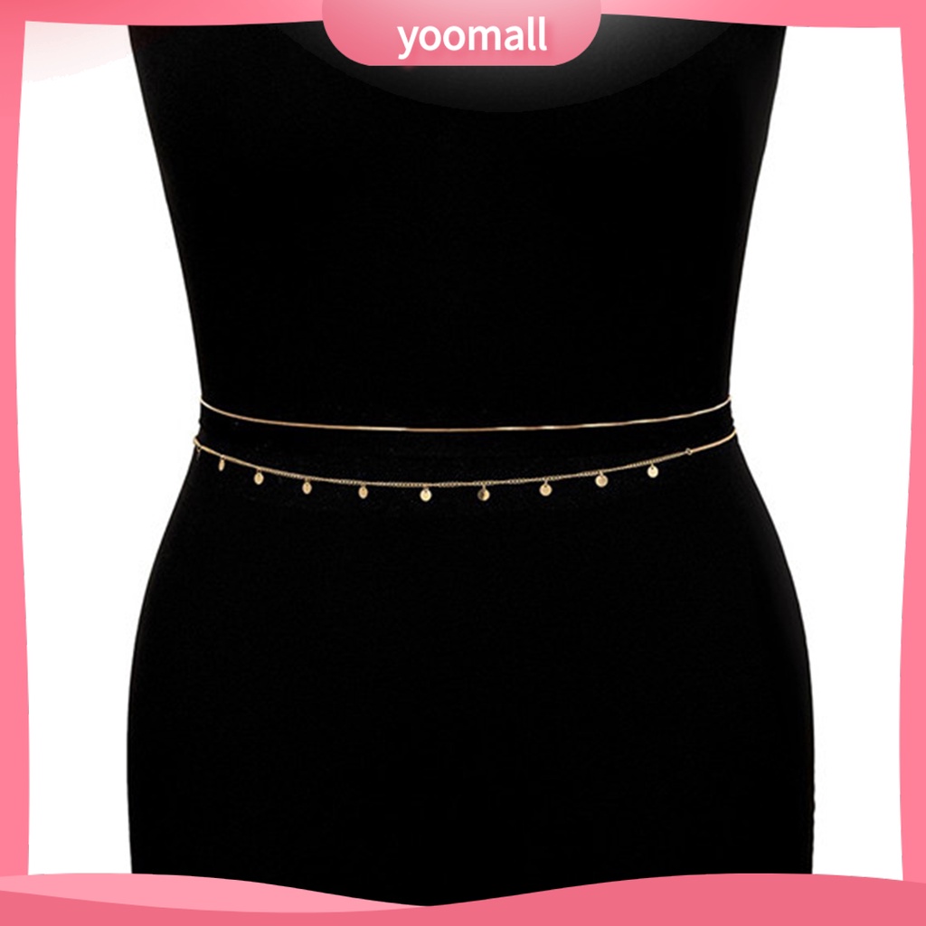 Dây Xích Đeo Hông Hai Lớp Toàn Diện Dùng Mặc Hàng Ngày