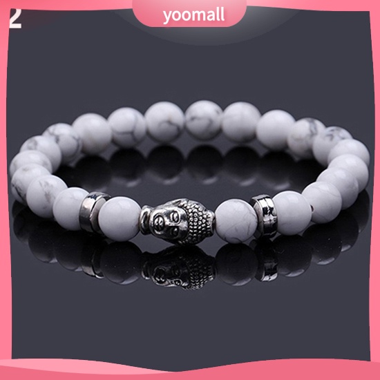 Vòng Tay Chuỗi Hạt Đá Tự Nhiên Thời Trang Cho Nam