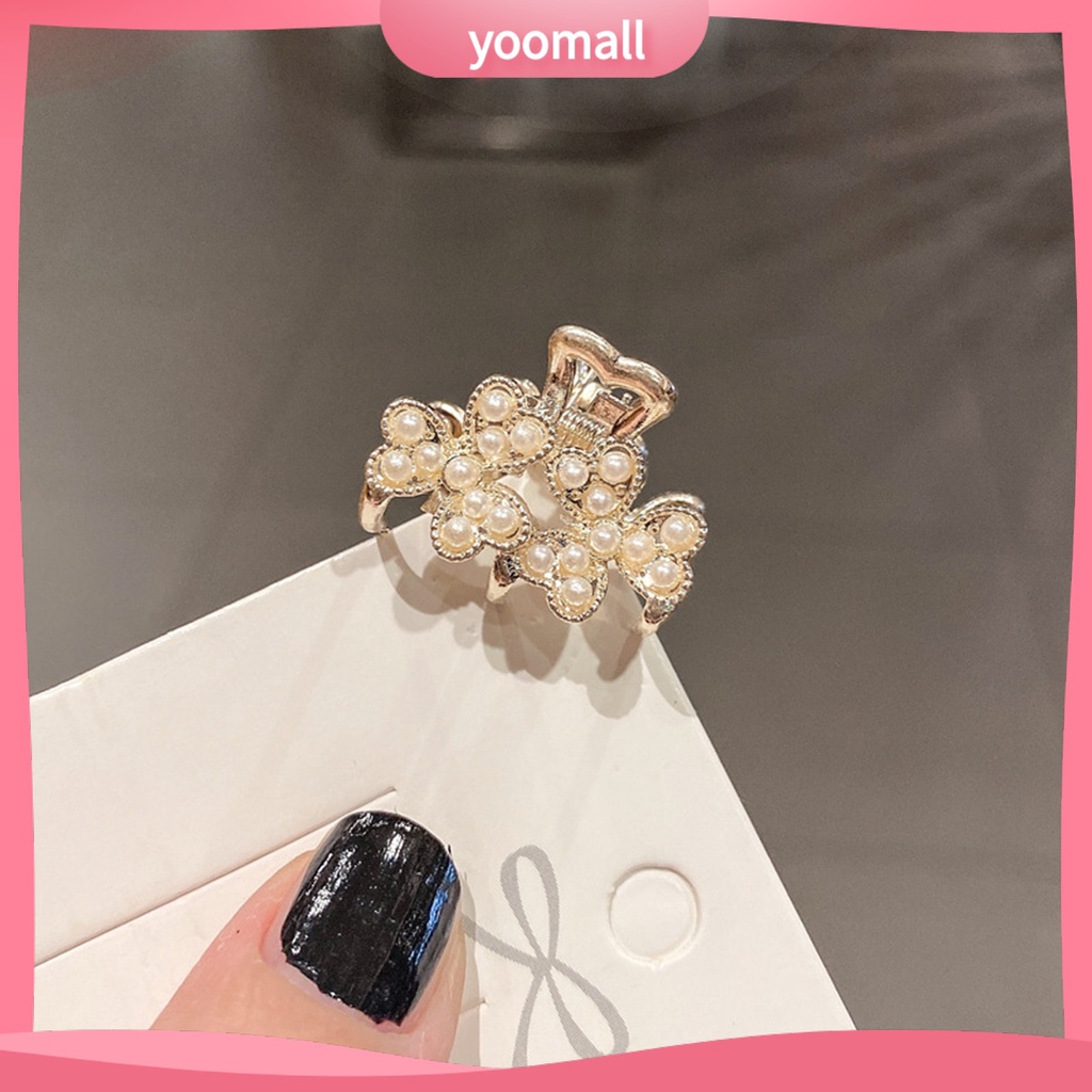Kẹp Tóc Đính Ngọc Trai Giả Mini Xinh Xắn Thời Trang Cho Nữ