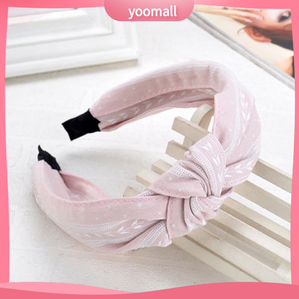 Băng Đô Thắt Nút Chéo Bằng Vải Thoải Mái Quyến Rũ Mặc Hàng Ngày Cho Cuộc Sống Hàng Ngày